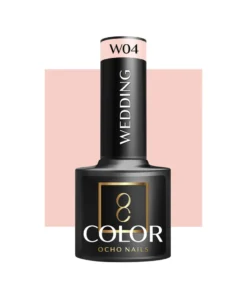 GLOSSIQ x OCHO NAILS Hybrid Nail Polish Wedding W04 – 5g | Romantic Nude Gel Polish for Special Occasions