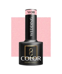 GLOSSIQ x OCHO NAILS Hybrid Nail Polish Wedding W08 – 5g | Romantic Nude Gel Polish for Special Occasions