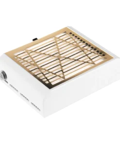 GLOSSIQ Momo J-23 Nail Dust Collector Gold – Cassette Filter – 40W – Quiet & Powerful