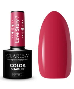 GLOSSIQ x CLARESA Love Story 7 – 5g | Romantic Hybrid Gel Polish with Intense Shine