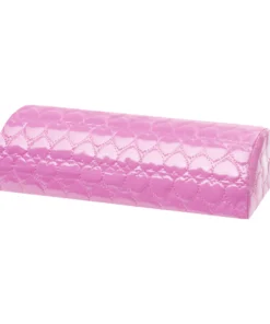 GLOSSIQ Manicure Cushion – Luxury Hand Rest with Heart Design | Pink
