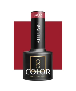 GLOSSIQ x OCHO NAILS Hybrid Nail Polish Autumn A02 – 5g | Deep Autumn Colour with Long-lasting Shine
