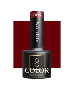 GLOSSIQ x OCHO NAILS Hybrid Nail Polish Autumn A03 – 5g | Deep Autumn Colour with Long-lasting Shine