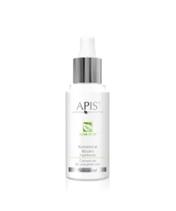 GLOSSIQ x APIS – Acne-Stop Concentrate 30 ml – Purifying serum with green tea, bamboo & thyme for oily and acne-prone skin