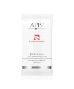 GLOSSIQ x APIS – Raspberry Glow Algae Mask 20 g – Brightening raspberry mask for radiant, even-toned skin