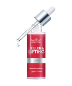 GLOSSIQ x FARMONA – Filler & Lifting Serum 30 ml – Intensive lifting serum with TENS’UP™, tripeptide & triple hyaluronic acid
