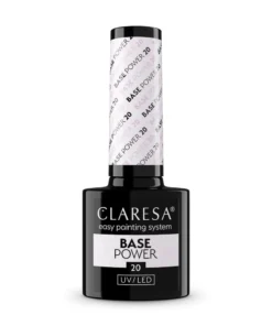 GLOSSIQ x CLARESA – Base Power 20 – Professional Base Gel for Strong & Natural-looking Nails