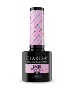 GLOSSIQ x CLARESA – Base Power 21 – Professional Base Gel for Strong & Natural-looking Nails
