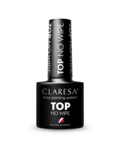 GLOSSIQ x CLARESA – Top No Wipe – Crystal-Clear Top Coat for a Long-Lasting High-Gloss Finish
